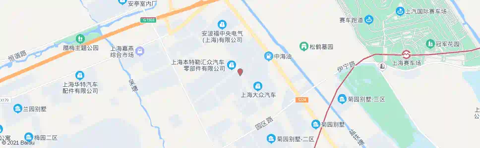 上海园汽路园福路_公交站地图_上海公交_妙搜公交查询2024