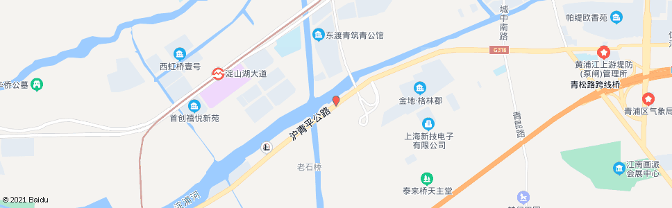 上海沪青平公路大新厂_公交站地图_上海公交_妙搜公交查询2024