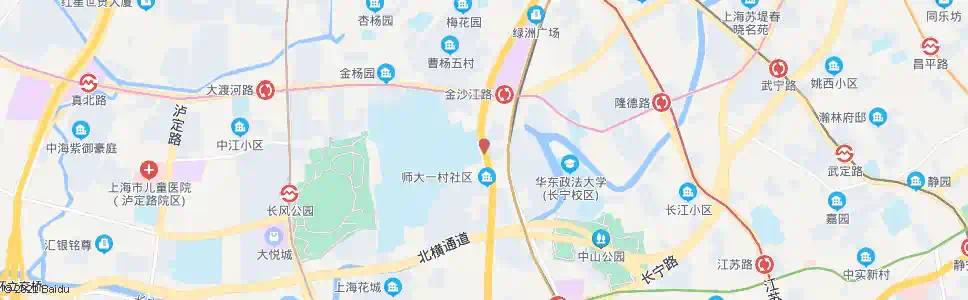 上海华东师大_公交站地图_上海公交_妙搜公交查询2024