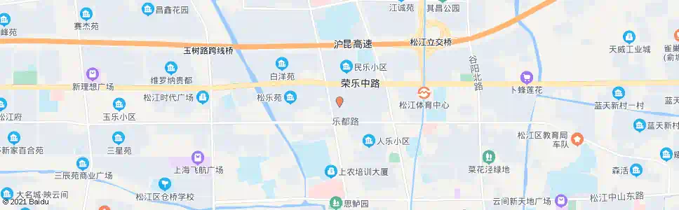 上海荣乐三村_公交站地图_上海公交_妙搜公交查询2024