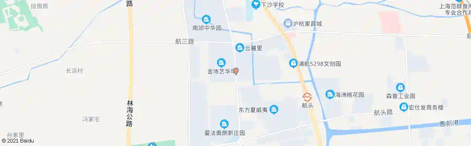 上海航鹤路方窑路_公交站地图_上海公交_妙搜公交查询2024