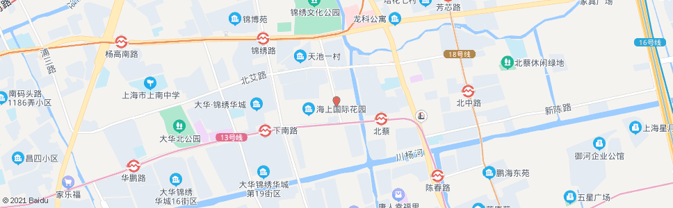 上海博华路成山路_公交站地图_上海公交_妙搜公交查询2024