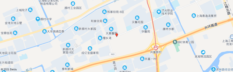 上海大黄馨园_公交站地图_上海公交_妙搜公交查询2024