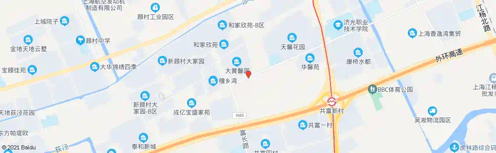 上海大黄馨园_公交站地图_上海公交_妙搜公交查询2024