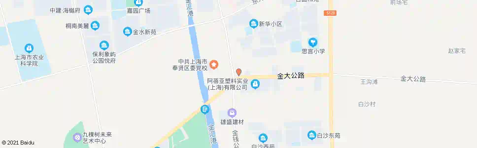 上海齐贤敬老院_公交站地图_上海公交_妙搜公交查询2024