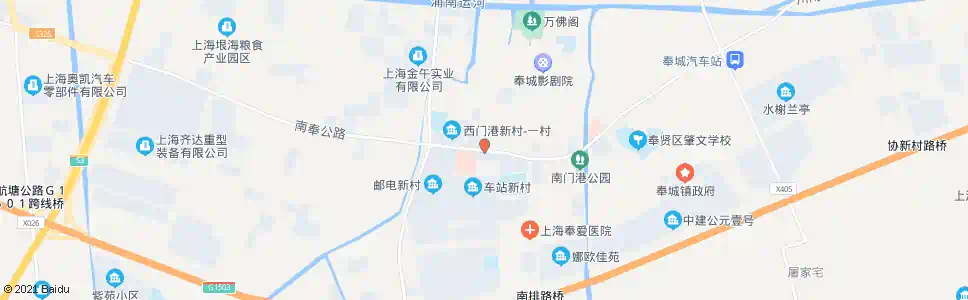 上海奉城医院_公交站地图_上海公交_妙搜公交查询2024