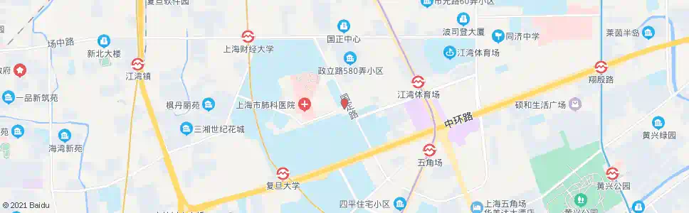 上海政民路国定路_公交站地图_上海公交_妙搜公交查询2024