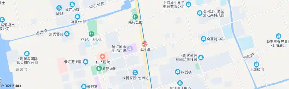 上海江月路地铁站_公交站地图_上海公交_妙搜公交查询2024