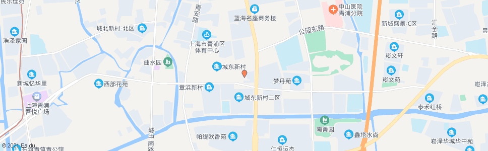 上海城中东路保安路(东门小学)_公交站地图_上海公交_妙搜公交查询2024