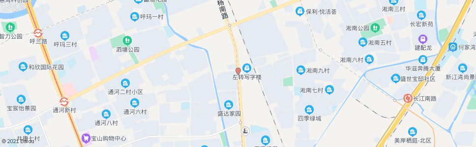 上海江杨南路通南路_公交站地图_上海公交_妙搜公交查询2024