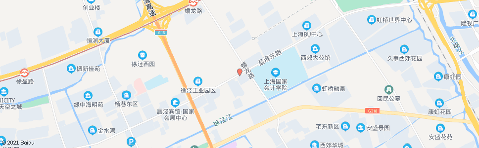 上海盈港东路蟠龙路_公交站地图_上海公交_妙搜公交查询2024