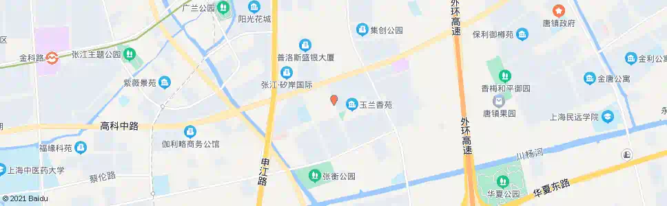 上海益江路盛夏路_公交站地图_上海公交_妙搜公交查询2024