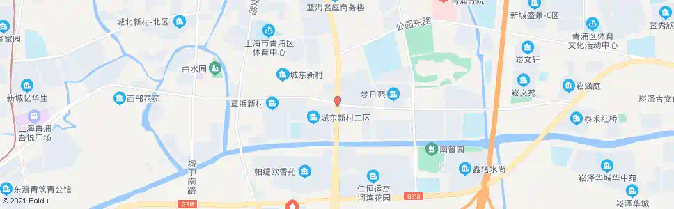 上海外青松公路城中东路_公交站地图_上海公交_妙搜公交查询2024