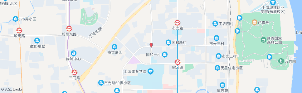 上海国和路世界路_公交站地图_上海公交_妙搜公交查询2024
