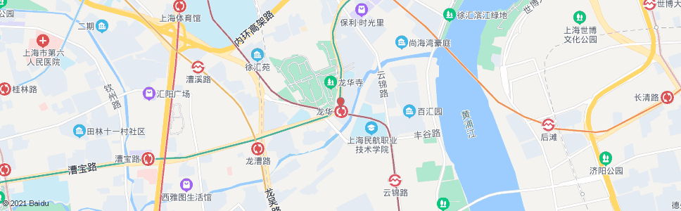 上海龙华站_公交站地图_上海公交_妙搜公交查询2024