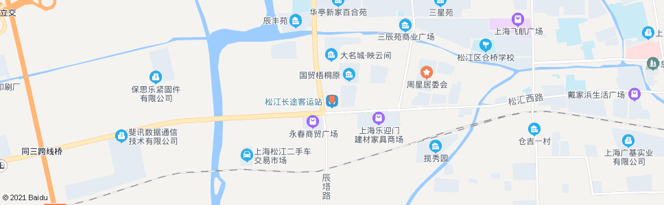 上海松江汽车西站(招呼站)_公交站地图_上海公交_妙搜公交查询2024