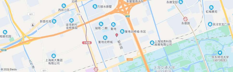 上海都市南路金阳路_公交站地图_上海公交_妙搜公交查询2024