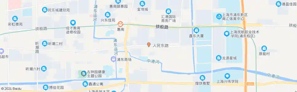 上海人民东路靖海路(招呼站)_公交站地图_上海公交_妙搜公交查询2024