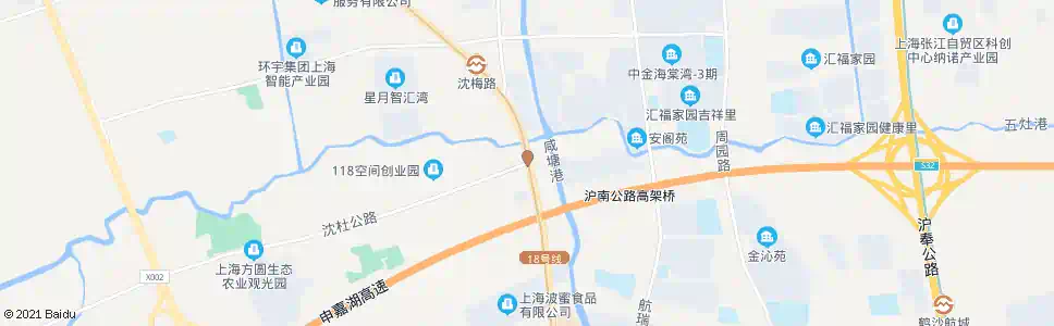 上海沪南公路沈杜公路_公交站地图_上海公交_妙搜公交查询2024