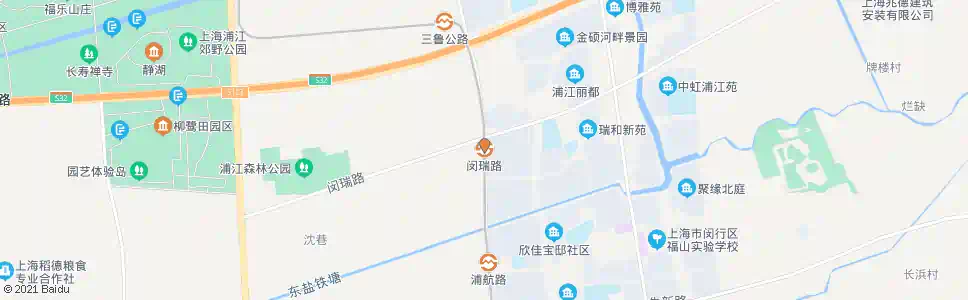 上海江航路闵瑞路_公交站地图_上海公交_妙搜公交查询2024