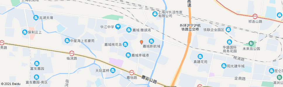 上海嘉怡路海川路_公交站地图_上海公交_妙搜公交查询2024