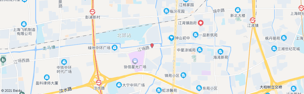 上海江场路平型关路_公交站地图_上海公交_妙搜公交查询2024