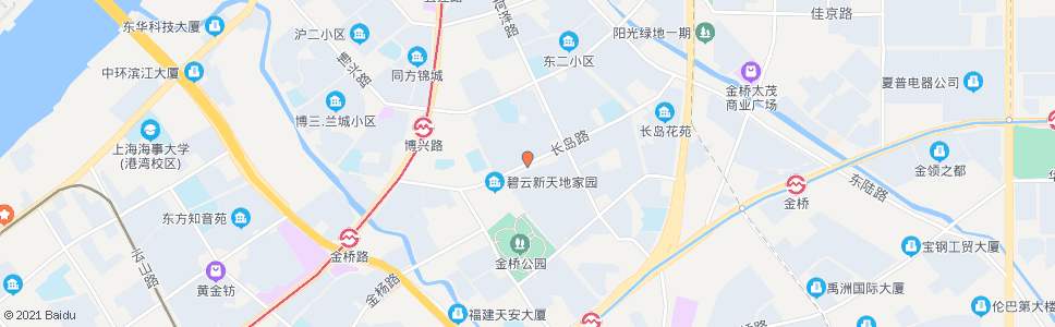 上海长岛路台儿庄路_公交站地图_上海公交_妙搜公交查询2024