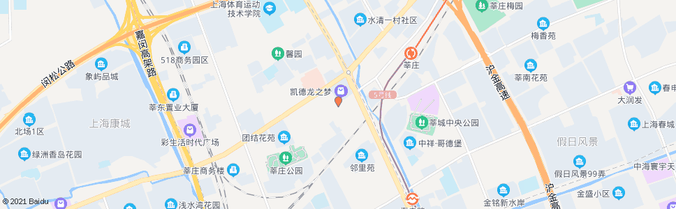 上海莘东路莘建路(莘庄)_公交站地图_上海公交_妙搜公交查询2024