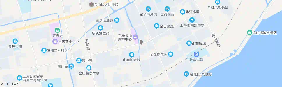 上海卫清西路杭州湾大道_公交站地图_上海公交_妙搜公交查询2024