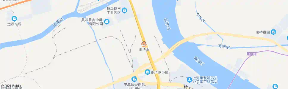 上海张华浜_公交站地图_上海公交_妙搜公交查询2024