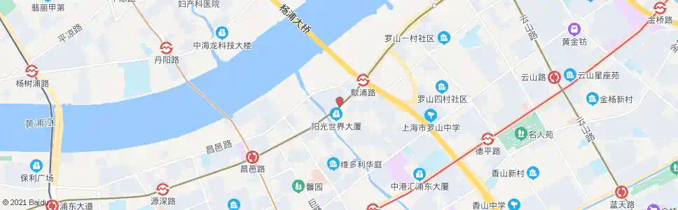 上海崮山路浦东大道_公交站地图_上海公交_妙搜公交查询2024