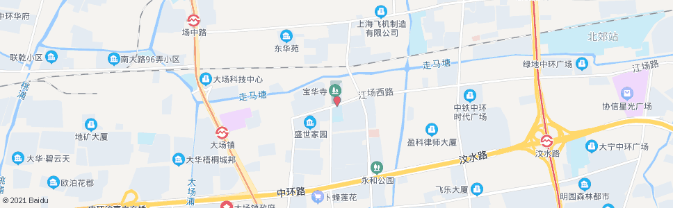 上海江场西路高平路_公交站地图_上海公交_妙搜公交查询2024