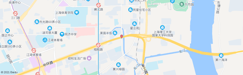 上海翔殷路包头路_公交站地图_上海公交_妙搜公交查询2024