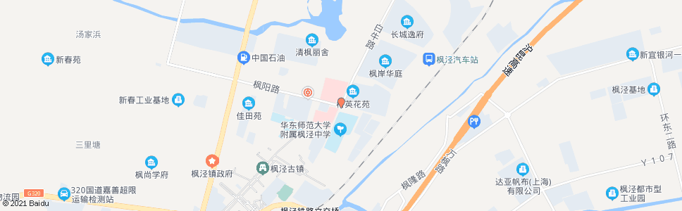 上海枫阳路白牛路(老车站)_公交站地图_上海公交_妙搜公交查询2024