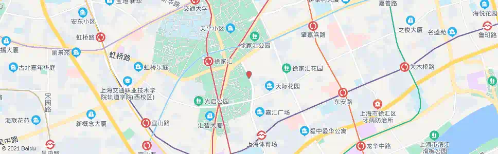 上海天钥桥路辛耕路(徐家汇)_公交站地图_上海公交_妙搜公交查询2024