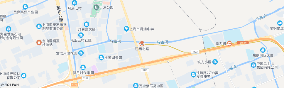 上海江杨北路绥化路(地铁3号线江杨北路站)_公交站地图_上海公交_妙搜公交查询2024