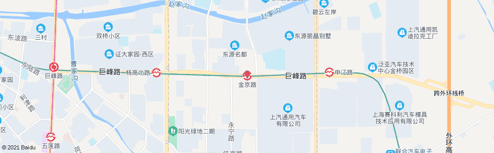 上海金海路金京路_公交站地图_上海公交_妙搜公交查询2024
