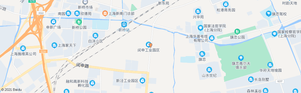 上海闵申工业园区_公交站地图_上海公交_妙搜公交查询2024