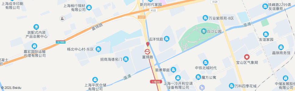 上海杨北_公交站地图_上海公交_妙搜公交查询2024