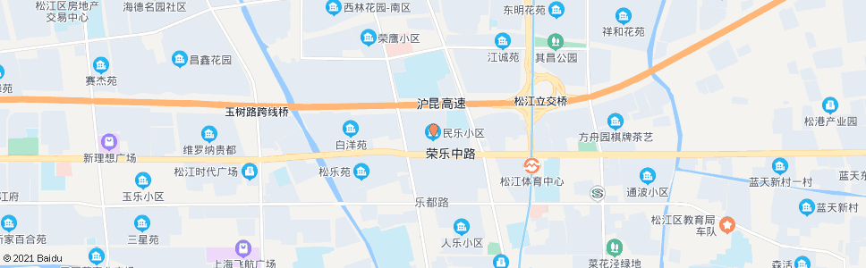 上海民乐小区(招呼站)_公交站地图_上海公交_妙搜公交查询2024
