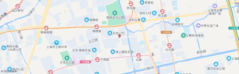上海莲园路博华路_公交站地图_上海公交_妙搜公交查询2024