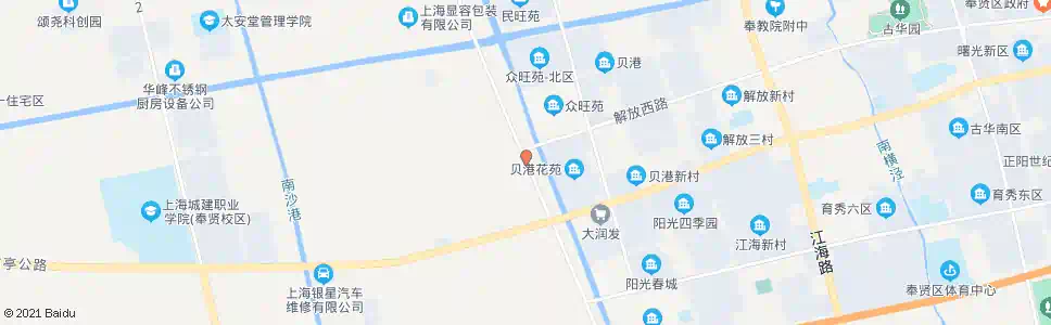 上海沪杭公路解放西路_公交站地图_上海公交_妙搜公交查询2024