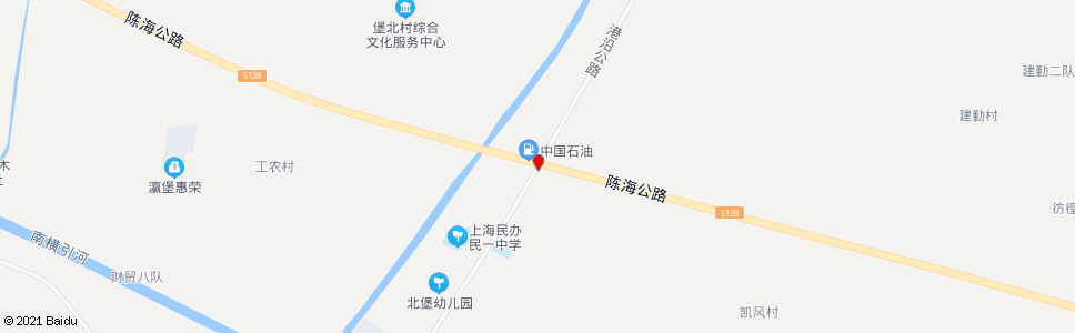 上海堡镇北路陈海公路(招呼站)_公交站地图_上海公交_妙搜公交查询2024