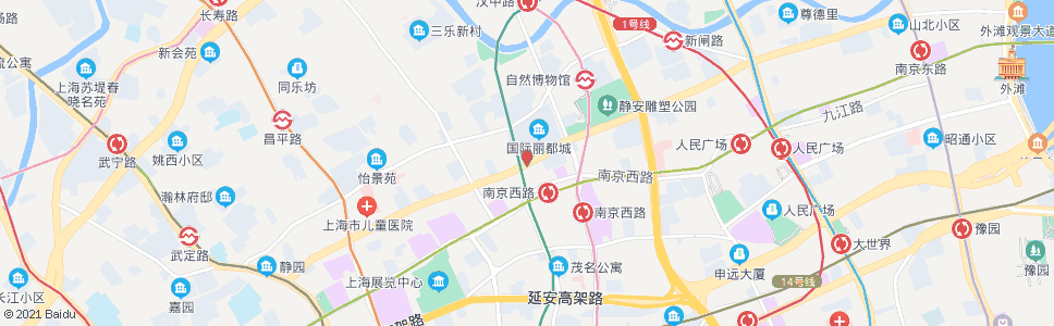上海北京西路泰兴路_公交站地图_上海公交_妙搜公交查询2024