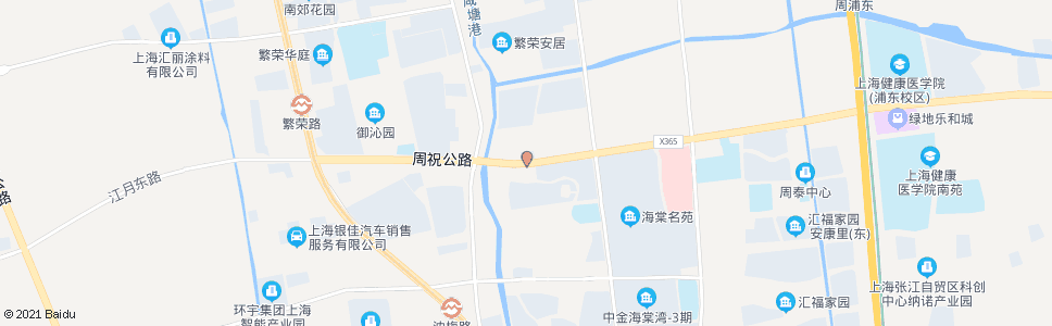 上海周祝公路康沈路_公交站地图_上海公交_妙搜公交查询2024