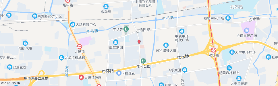 上海原平路交城路_公交站地图_上海公交_妙搜公交查询2024