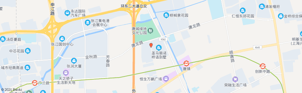 上海唐安路唐龙路_公交站地图_上海公交_妙搜公交查询2024