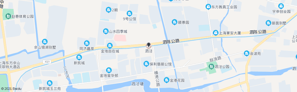 上海泗陈公路(泗泾轻轨站)_公交站地图_上海公交_妙搜公交查询2024