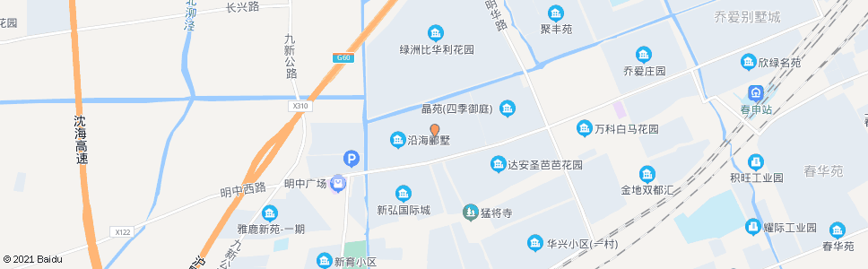 上海沿海丽水馨庭_公交站地图_上海公交_妙搜公交查询2024