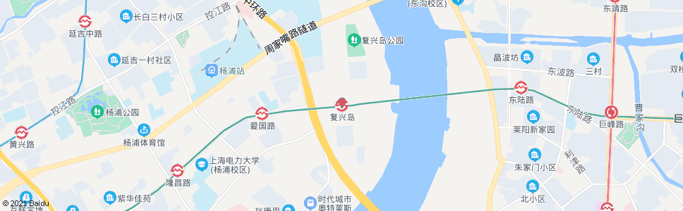 上海复兴岛站_公交站地图_上海公交_妙搜公交查询2024